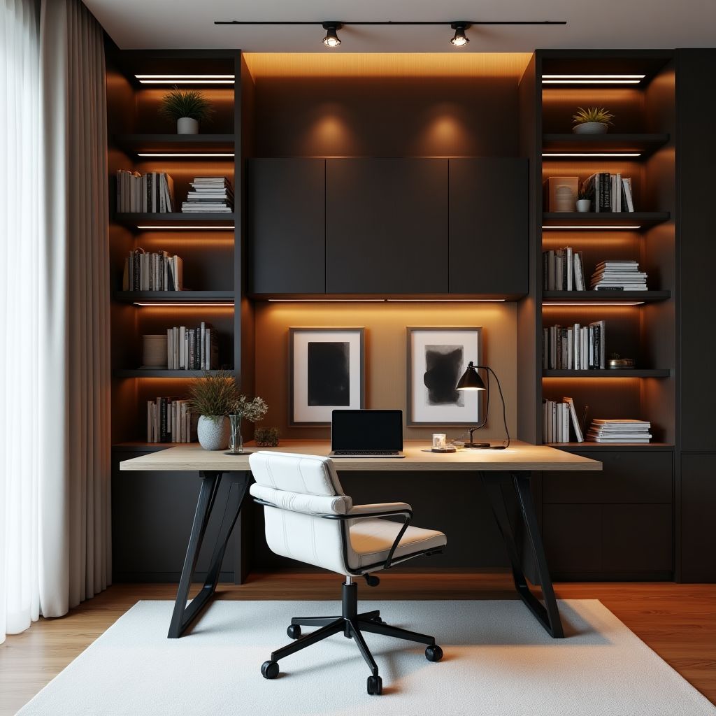 Nowoczesne biuro domowe