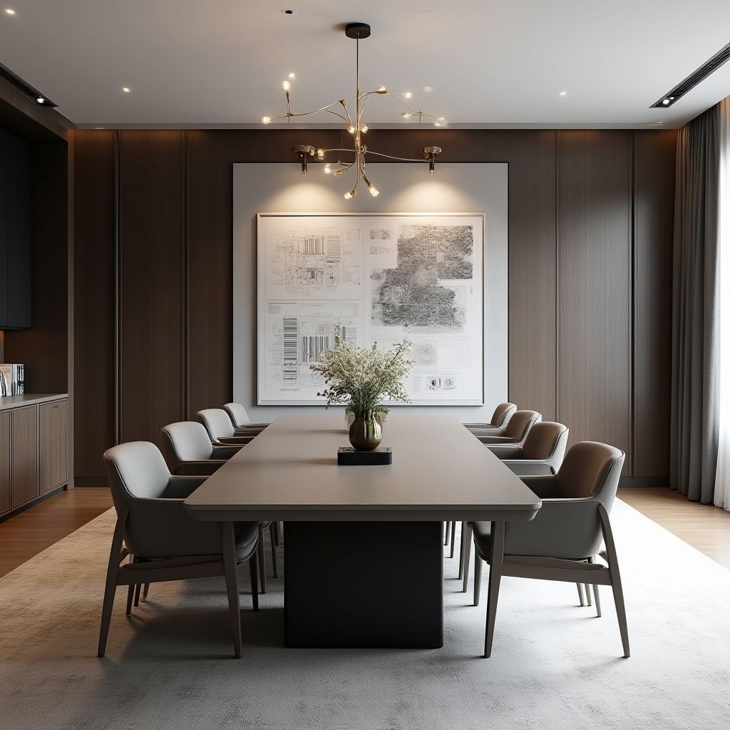 Luksusowy salon z eleganckim wystrojem