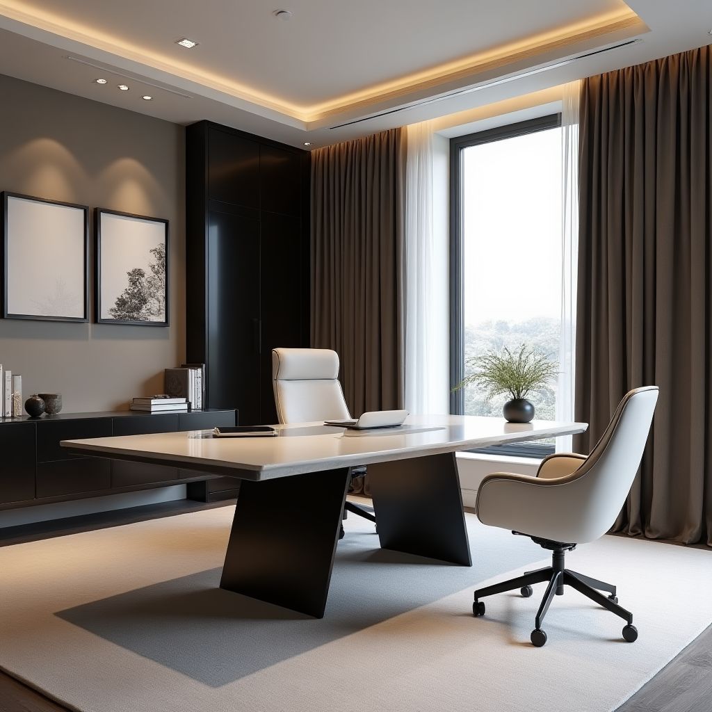 Elegancka przestrzeń biurowa